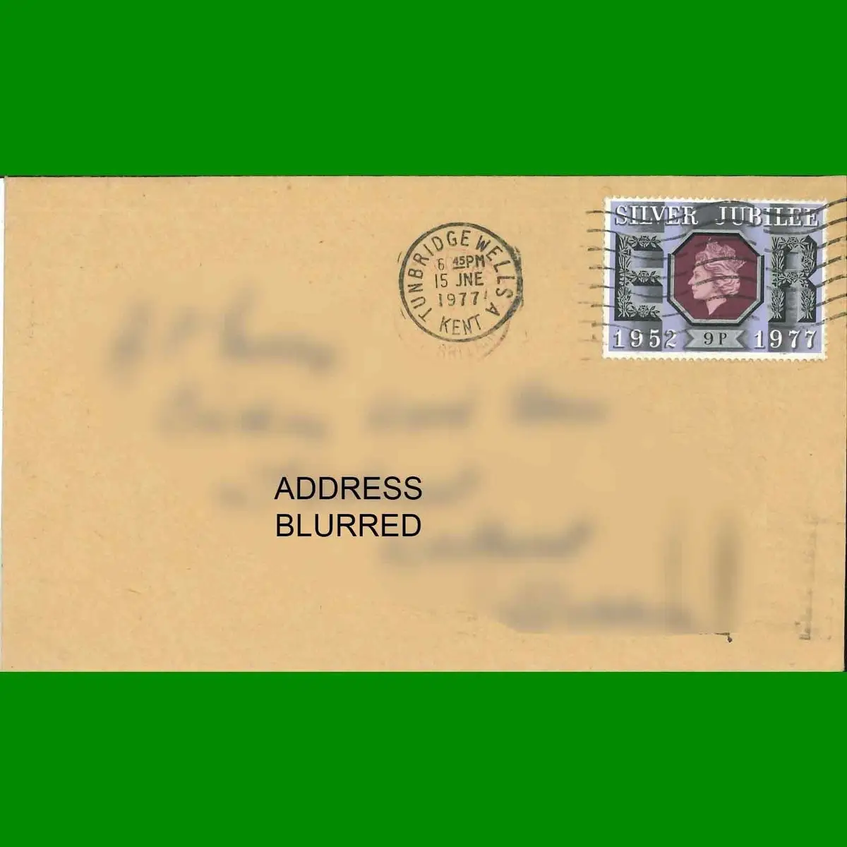 FDC Queen Elizabeth II's Silver Jubilee Post Office First Day Cover 15.6.1977