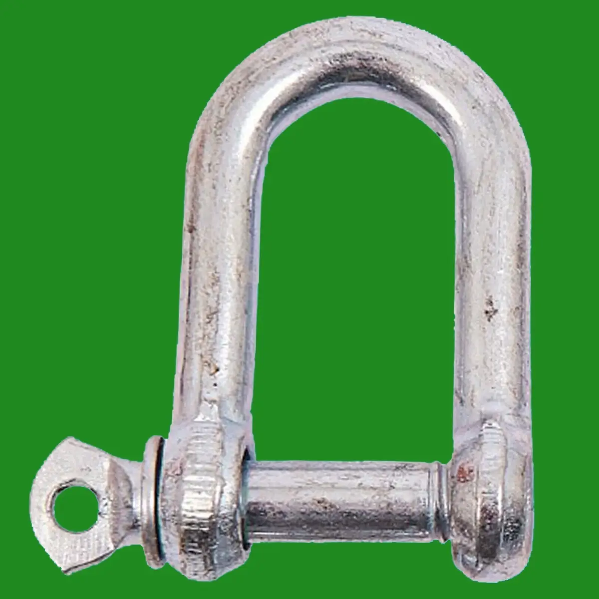 8x 8mm Galvanised Commercial D Shackle Durable Screw Pinned Coupling Link - image 2 | Free standard UK delivery included | Discount Quality Products