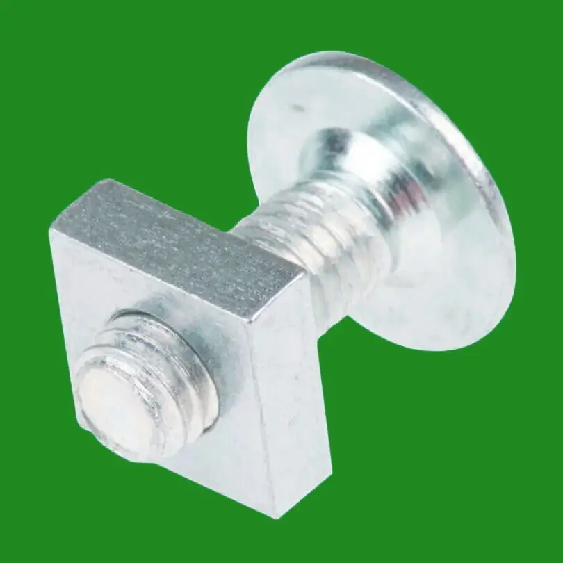 100x M6 x 16mm Bright Zinc Plated (BZP) Mushroom Head Steel Roofing Nuts & Bolts - image 2 | Free standard UK delivery included | Discount Quality Products