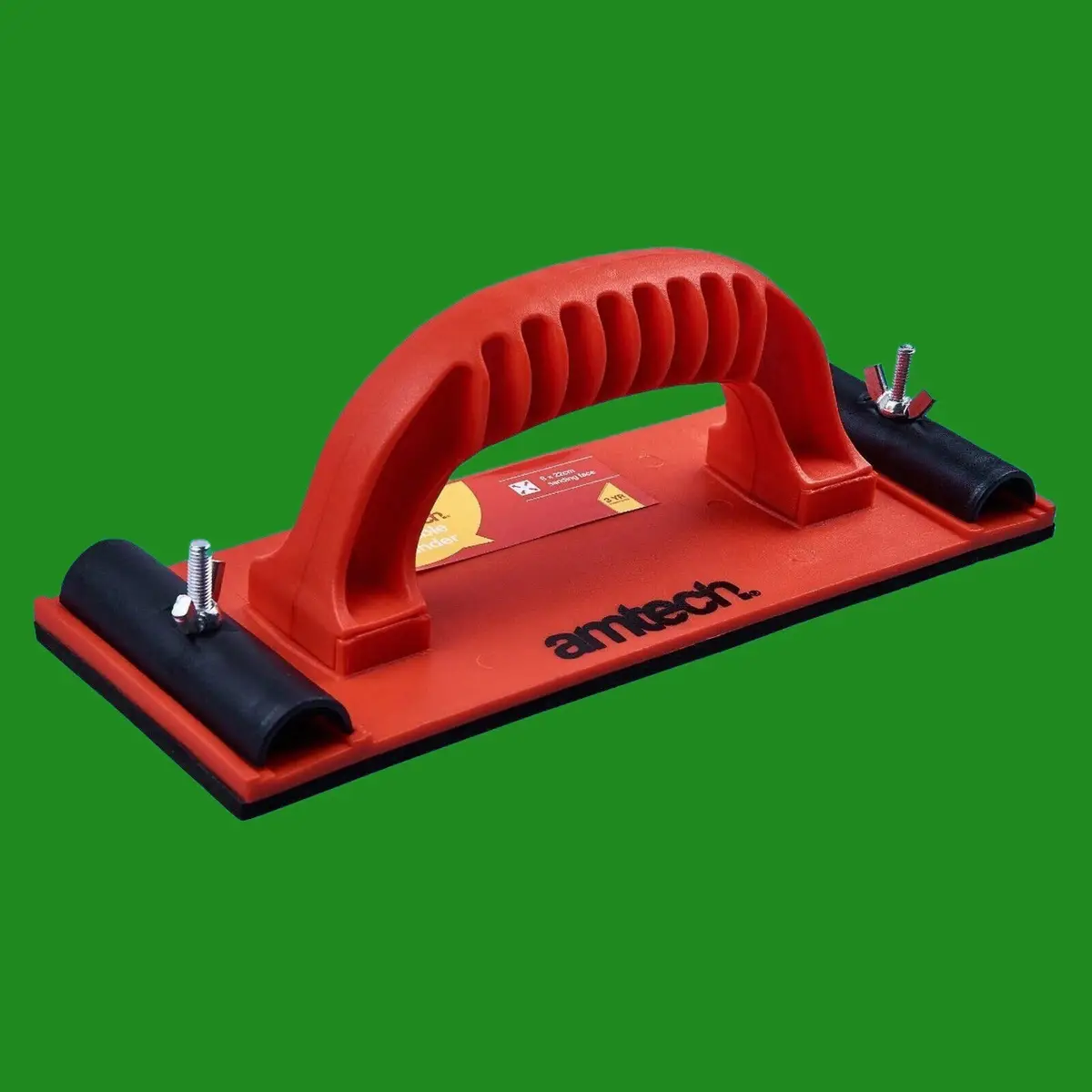 1x Flexible Sanding Tool 80x220mm, Plastering Drywall Hand Sander Wing Nut Clip