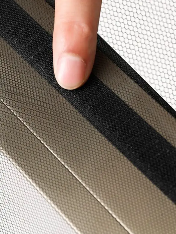 8x Black Net Insect Bugs Mosquito Screen Curtain Window Seal Mesh, 130cm x 150cm - image 4 | Free standard UK delivery included | Discount Quality Products