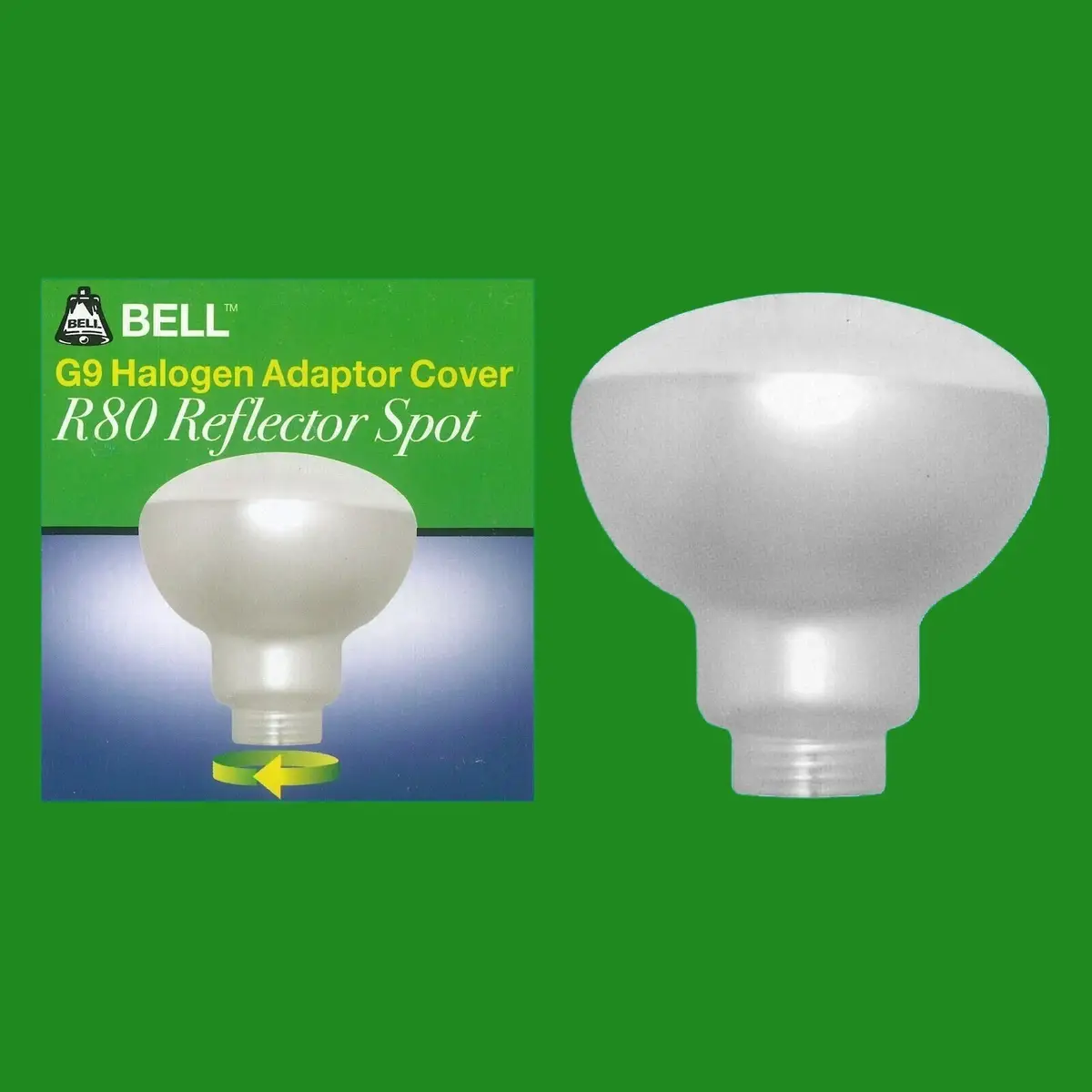 8x R80 Reflector Spot Decorative Cover Fitting for G9 Halogen Light Bulb Adaptor