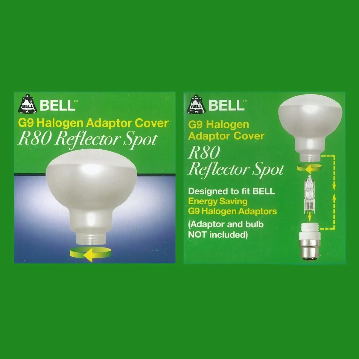 8x R80 Reflector Spot Decorative Cover Fitting for G9 Halogen Light Bulb Adaptor - image 3 | Free standard UK delivery included | Discount Quality Products