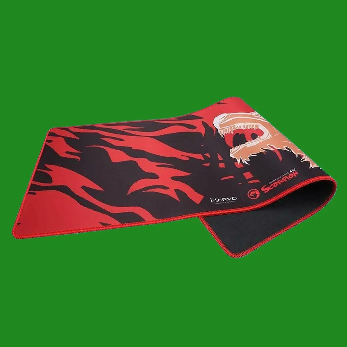 1x XL Gaming Mousepad Mat Waterproof Non-Slip Rubber Base Red Black 770 x 295mm - image 2 | Free standard UK delivery included | Discount Quality Products