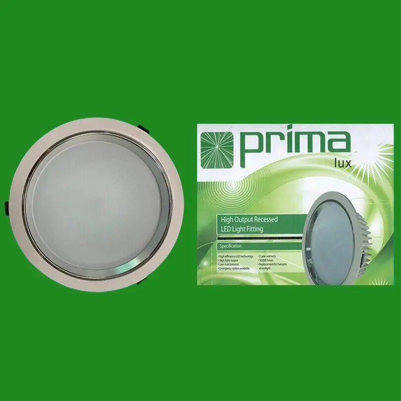 30W Recessed Round LED Ceiling Spot Downlight Lamp Light Fitting 6000K 2800lm