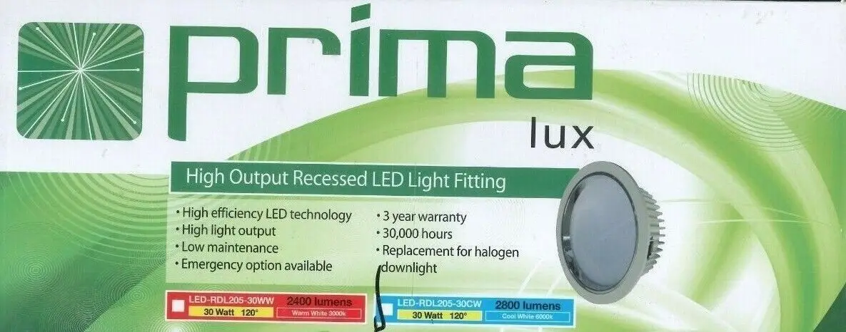 30W Recessed Round LED Ceiling Spot Downlight Lamp Light Fitting 6000K 2800lm - image 6 | Free standard UK delivery included | Discount Quality Products