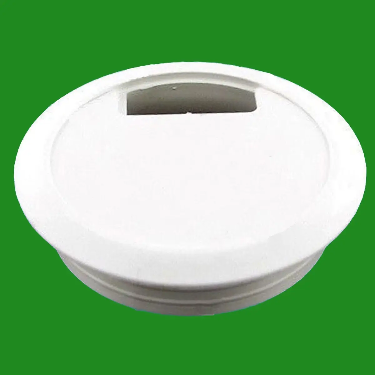 10x 80mm White Computer Desk Table Grommet Cable Tidy Wire Hole Cover