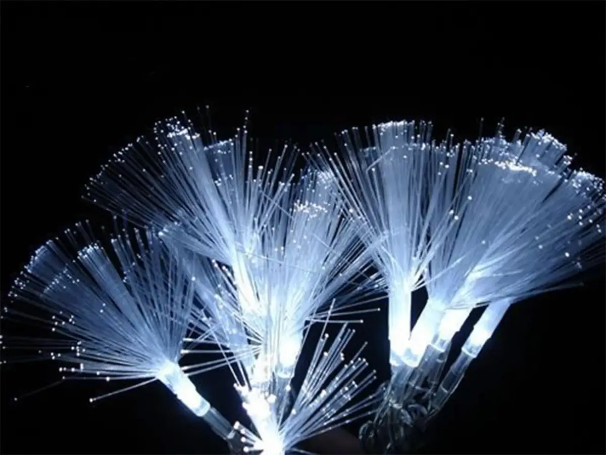 10m 100 LED Optical Fibre Fairy Curtain String Lights Shows Bar Windows Entrance