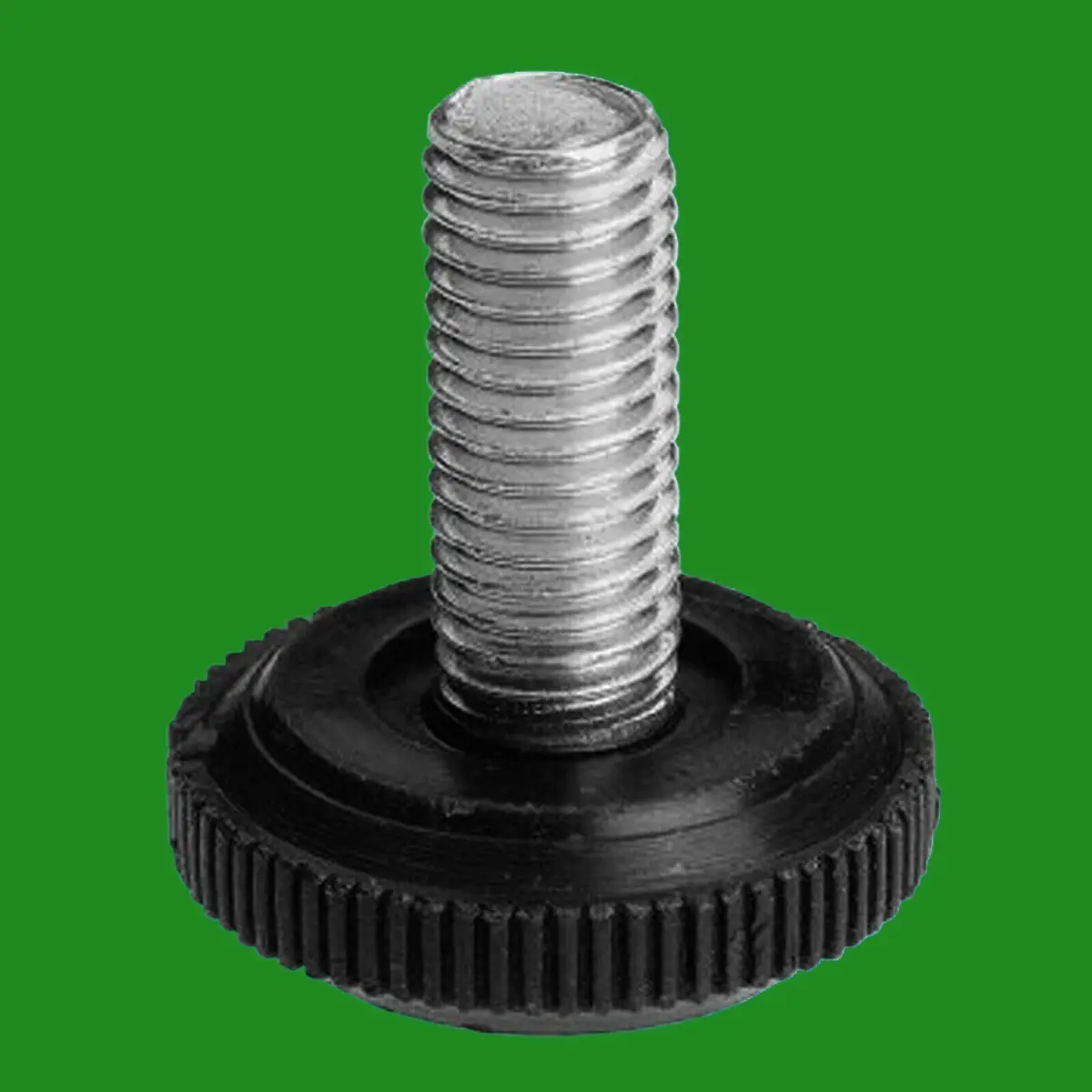100x 30mm Diameter M10 x 25mm Round  Steel/Plastic Levelling Feet, Bevelled Foot - image 2 | Free standard UK delivery included | Discount Quality Products