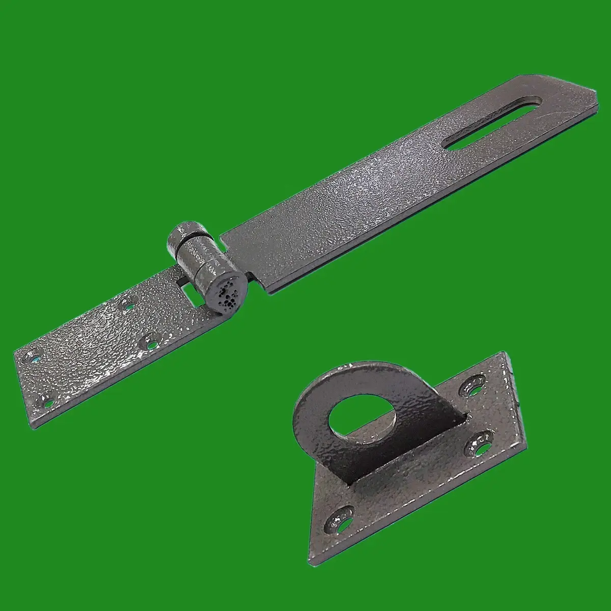 1x Hasp & Staple Heavy Duty 50 x 180mm Lock Latch and Fittings For Shed, Gate - image 2 | Free standard UK delivery included | Discount Quality Products