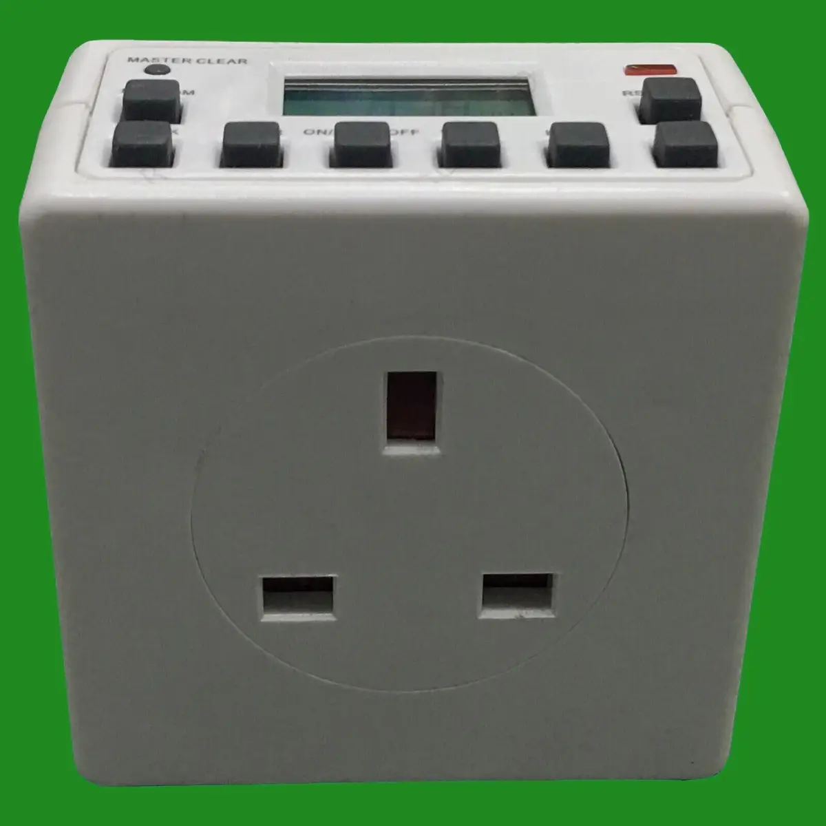 1x Digital Mains Programmable LCD Plug Through Timer Switch, 12 / 24 Hour 7 Day - image 3 | Free standard UK delivery included | Discount Quality Products
