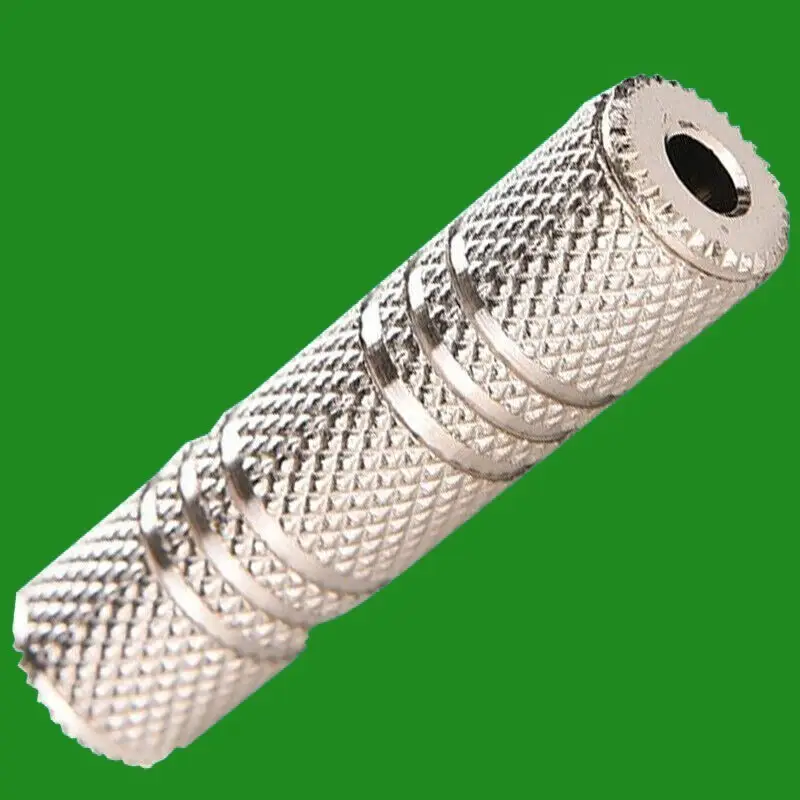 3.5mm Stereo Jack Socket to 3.5mm Socket Coupler Adapter Barrel Female To Female
