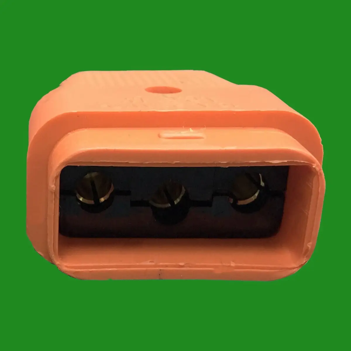 2x 10A Orange Outdoor 3 Pin Cable Wire Lead Coupler Male Female Socket Connecter - image 3 | Free standard UK delivery included | Discount Quality Products