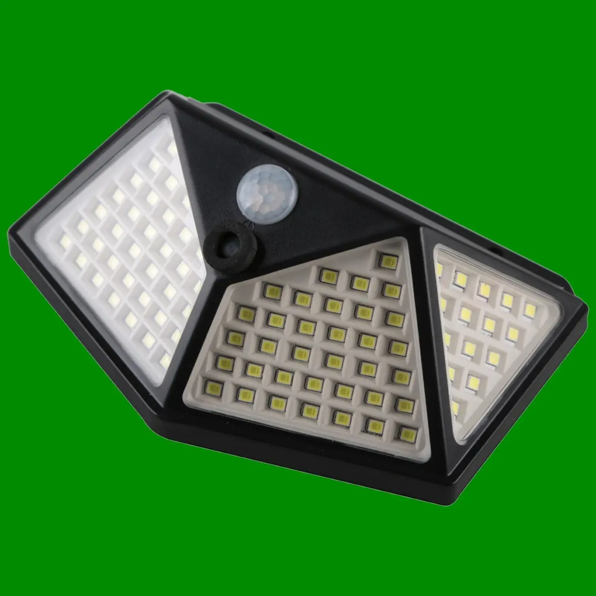 1x 100 LED Solar Powered PIR Motion Sensor Rechargeable Outdoor Security Light