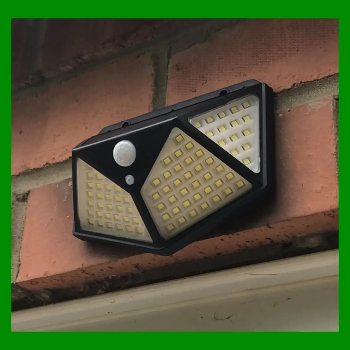1x 100 LED Solar Powered PIR Motion Sensor Rechargeable Outdoor Security Light - image 4 | Free standard UK delivery included | Discount Quality Products