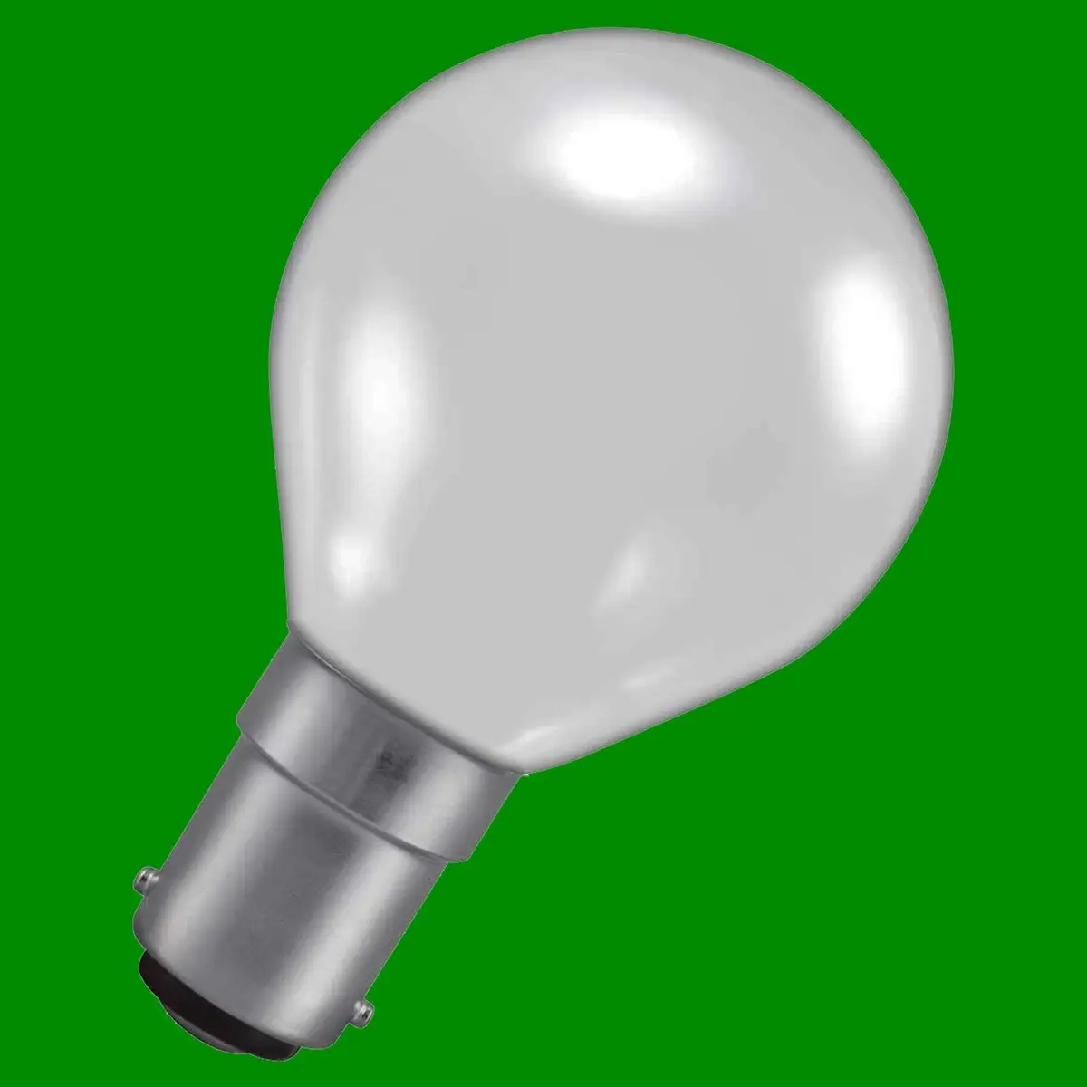 2x 60w Golf Round Incandescent Dimmable Standard Frosted SBC B15 Light Bulb Lamp