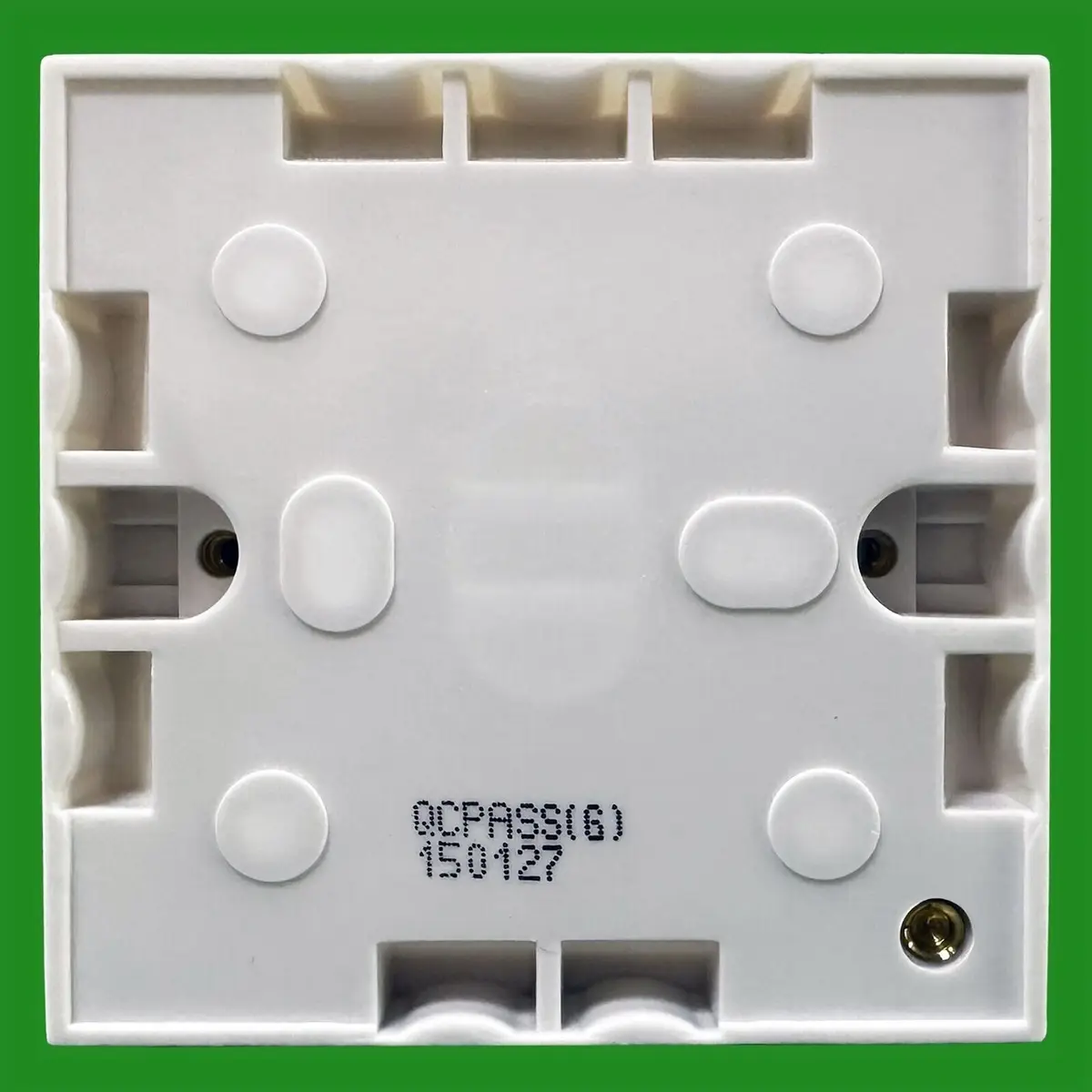 10x 16mm Single 1 Gang Surface Mount Pattress Back Box Wall Socket Light Switch - image 3 | Free standard UK delivery included | Discount Quality Products