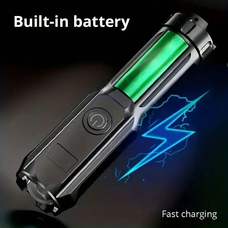 UV (395nm) Black Light Flashlight Rechargeable Torch Security Checking Detection - image 3 | Free standard UK delivery included | Discount Quality Products