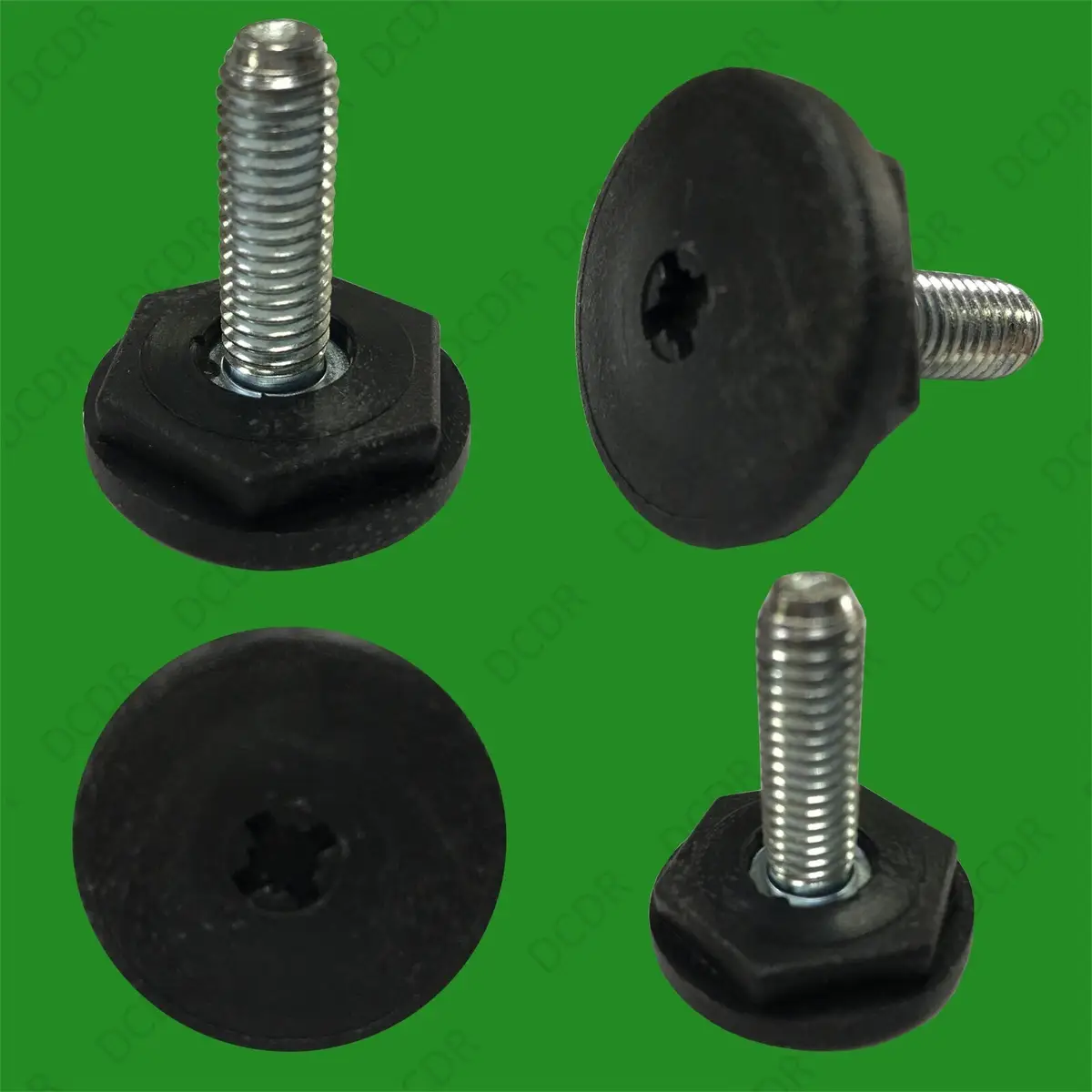 10x 30mm Base Diameter, M8x23mm Adjustable Levelling Feet Foot, Furniture Chair