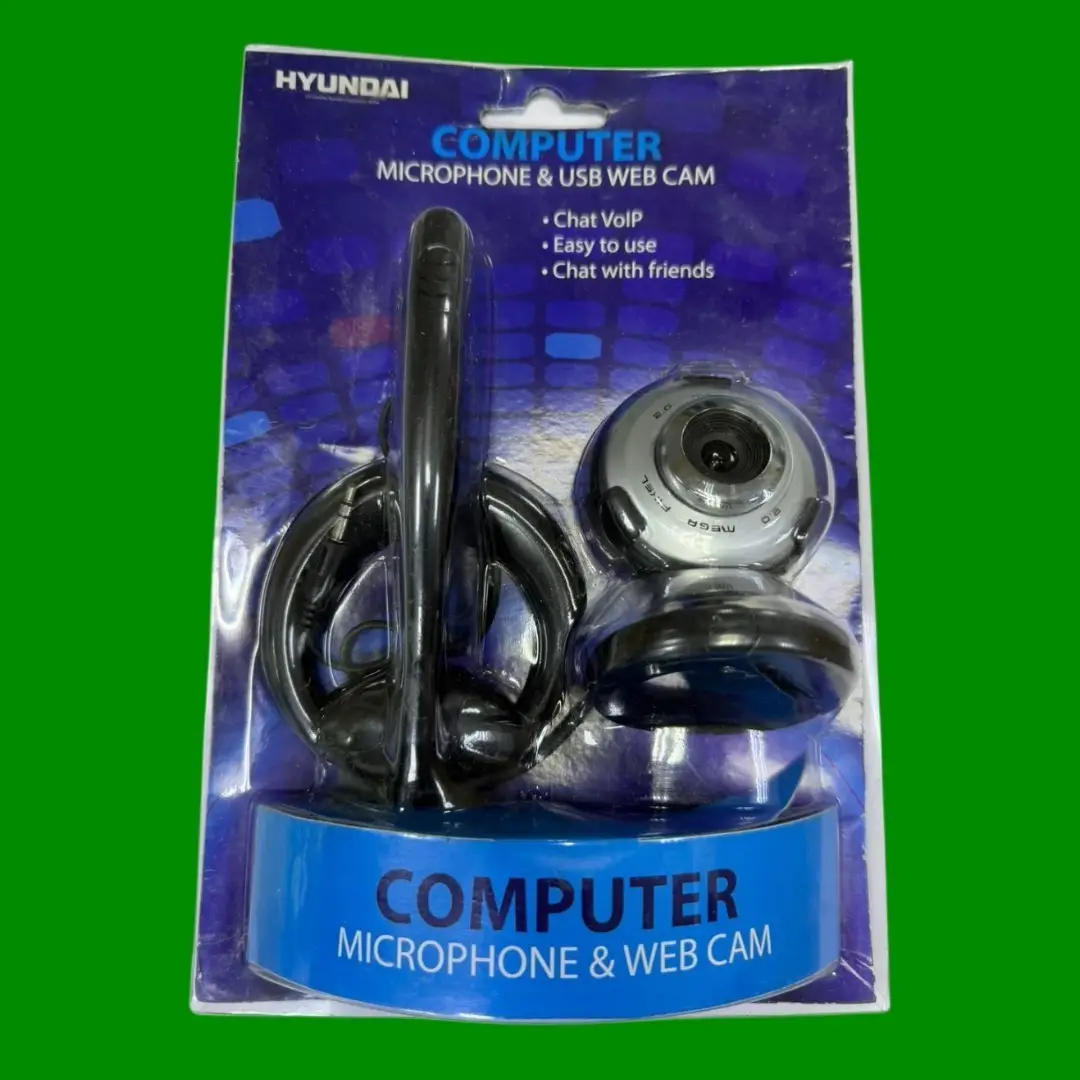 Hyundai Computer Microphone & USB Webcam Camera 30fps for PC Laptop, Plug & Play - image 3 | Free standard UK delivery included | Discount Quality Products