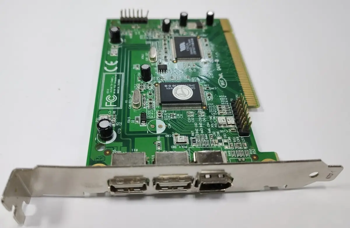 VIA VECTRO VT6214L 1 Firewire 1394 &amp; 2 USB 2.0 PORTS Controller Card