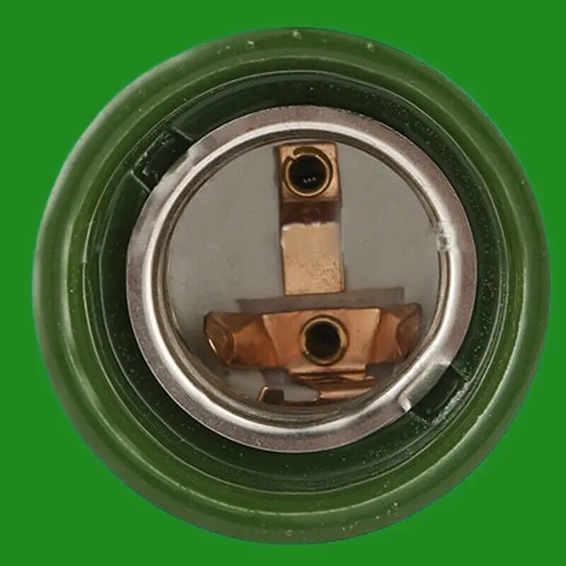 2x Green Coloured Glazed Ceramic Edison Screw E27 Light Bulb Holder Socket M10 - image 3 | Free standard UK delivery included | Discount Quality Products
