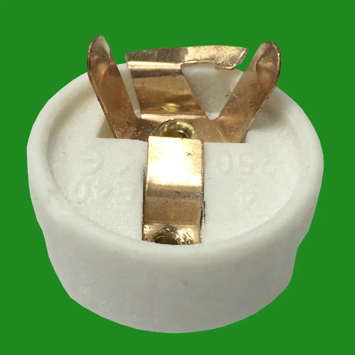 Yellow Glazed Ceramic Edison Screw E27 Light Bulb Holder ES Socket M10 Entry - image 5 | Free standard UK delivery included | Discount Quality Products