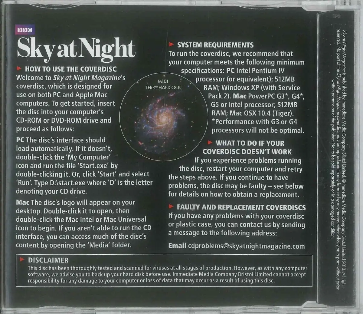 BBC Sky at Night CD-ROM, Classic Episode 1988, #99 August 2013, Windows, Mac - image 2 | Free standard UK delivery included | Discount Quality Products