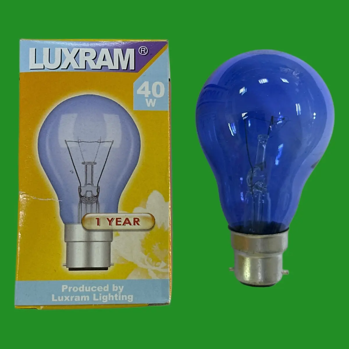 40W Luxram GLS Natural Daylight Simulation SAD Light Bulb B22 Therapy Art Craft