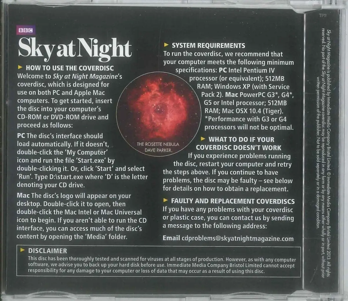 BBC Sky at Night CD-ROM, Imaging Software, #98 July 2013, Windows, Mac - image 2 | Free standard UK delivery included | Discount Quality Products