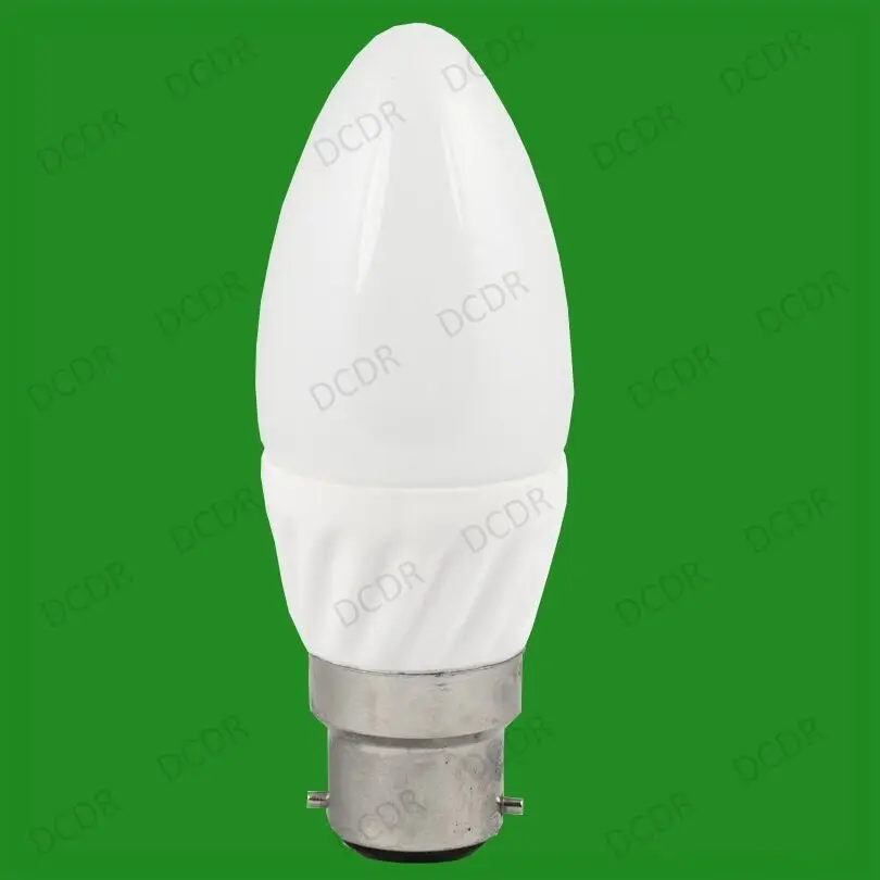 4x 3.5W LED Ultra Low Energy, Instant On, Pearl Candle Light Bulb, BC B22 Lamp - image 3 | Free standard UK delivery included | Discount Quality Products