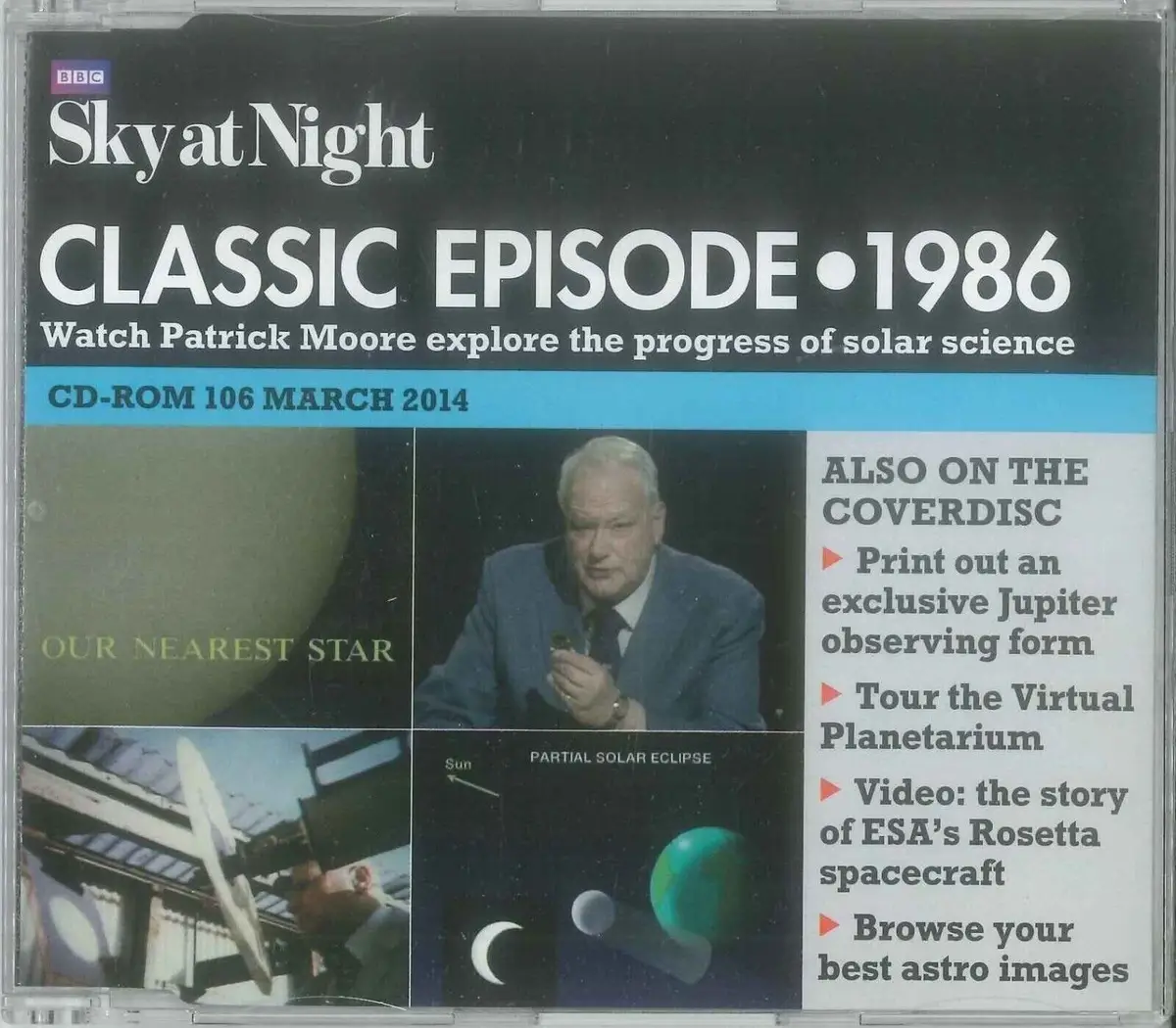 BBC Sky at Night CD-ROM, Classic Episode 1986, #106 March 2014, Windows, Mac