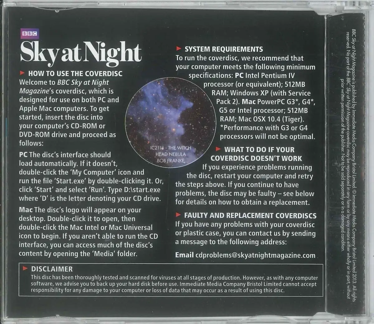 BBC Sky at Night CD-ROM, Classic Episode 1986, #106 March 2014, Windows, Mac - image 2 | Free standard UK delivery included | Discount Quality Products