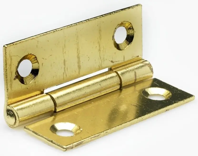 5x 38mm (1.5") Brass Steel Door Butt Hinges Cupboards Doors Cabinets Kitchen