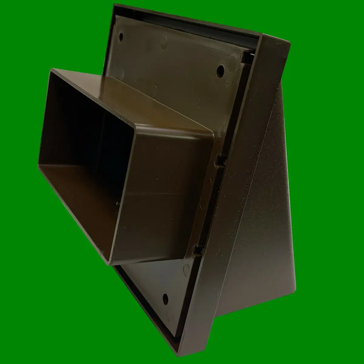 115mm x 58mm Brown Ducting Cowl with Gravity Flap Air Vent Grille Hose Cap Cover - image 5 | Free standard UK delivery included | Discount Quality Products