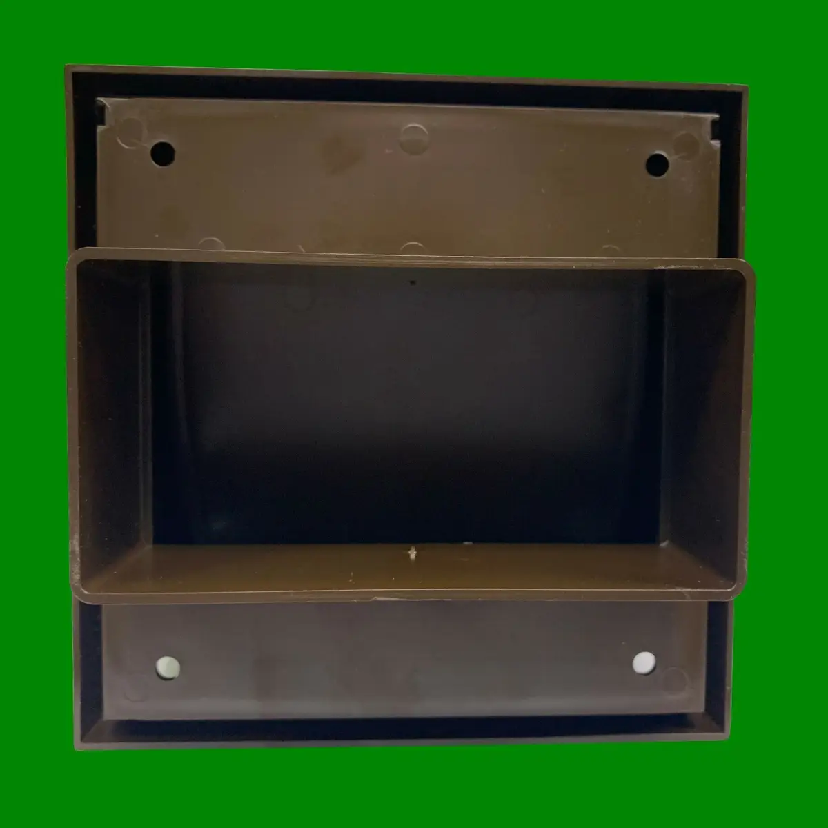 115mm x 58mm Brown Ducting Cowl with Gravity Flap Air Vent Grille Hose Cap Cover - image 6 | Free standard UK delivery included | Discount Quality Products