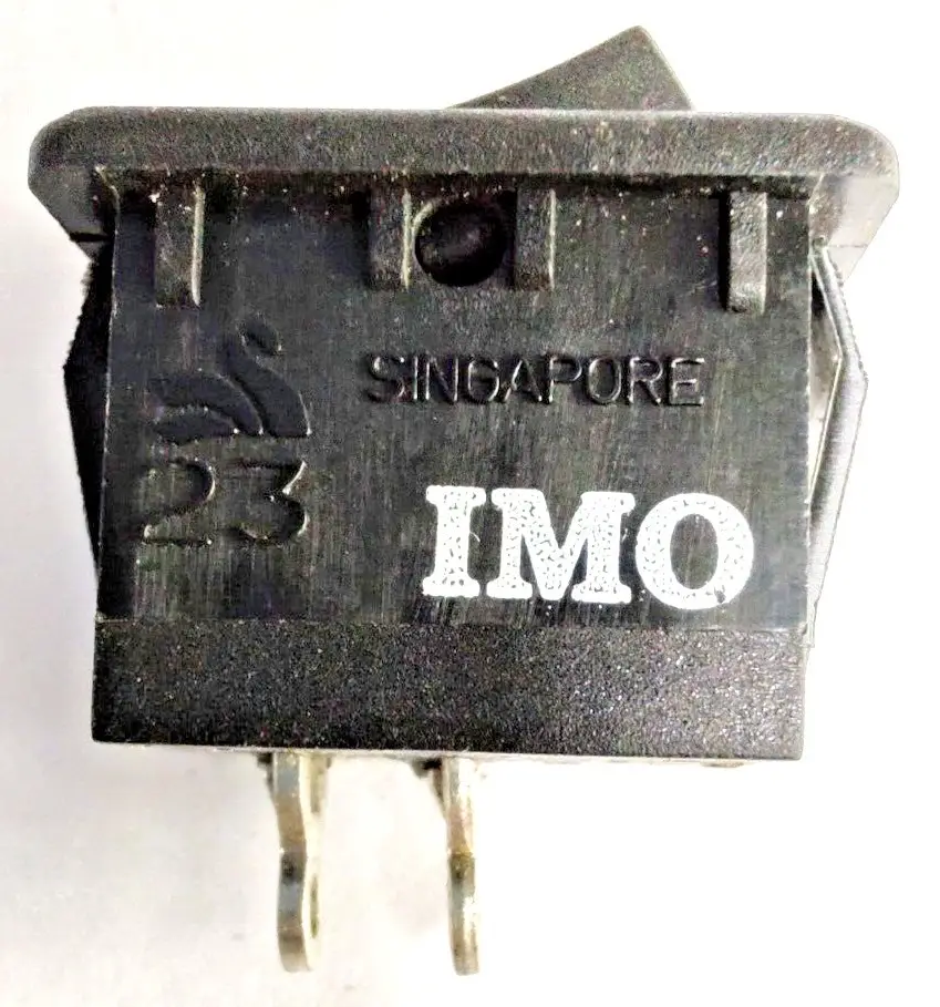 1x Black Roker Switch Snap-In Panel Mount 2 Pin On-OFF, SPST, DIY - image 3 | Free standard UK delivery included | Discount Quality Products