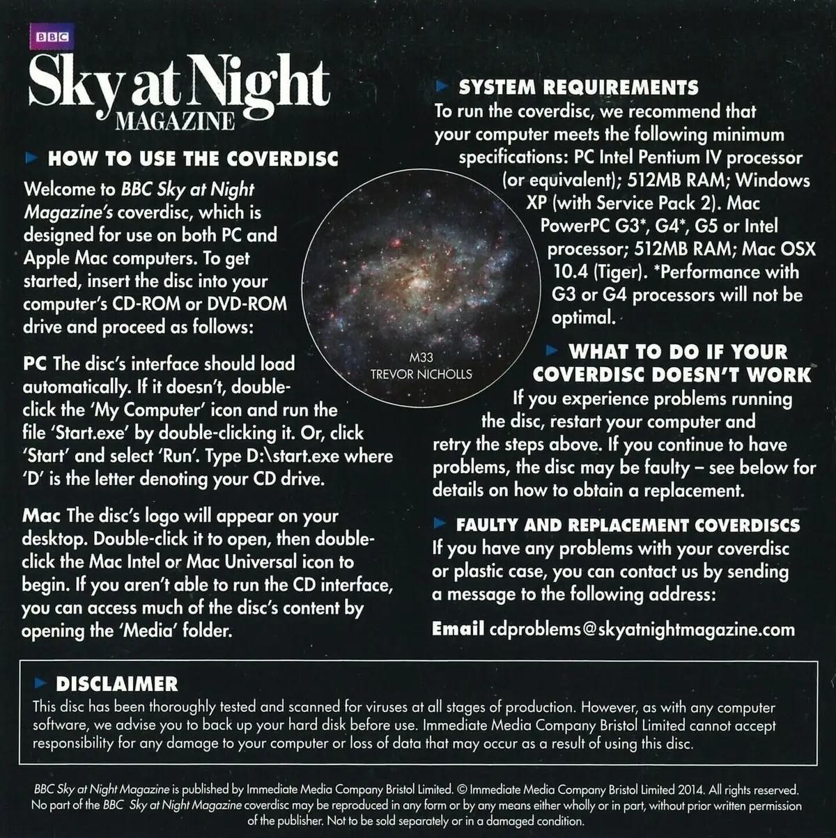 BBC Sky at Night CD-ROM, The European Space Age #114 November 2014, Windows, Mac - image 2 | Free standard UK delivery included | Discount Quality Products