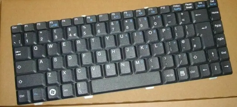 Hi-Grade Va250p Laptop Keyboard Replacement Part, K6JW3-77WJQ-6JK67-DFX8W-B7F4Q