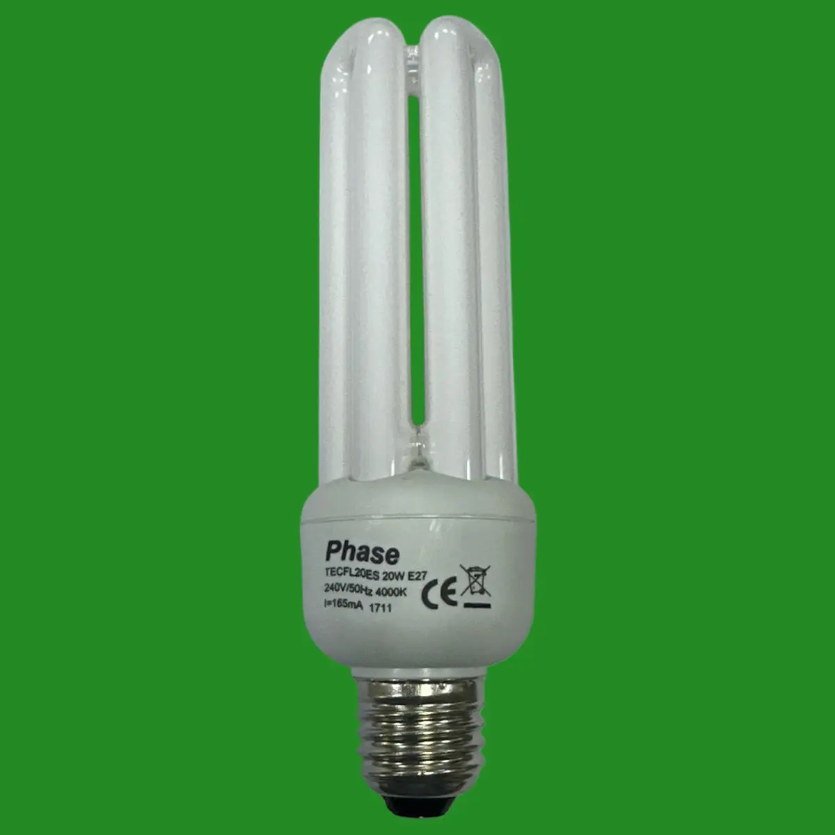 4x 20W (=100W) Phase CFL Low Energy Stick Light Bulbs 4000K Edison Screw ES E27 - image 3 | Free standard UK delivery included | Discount Quality Products