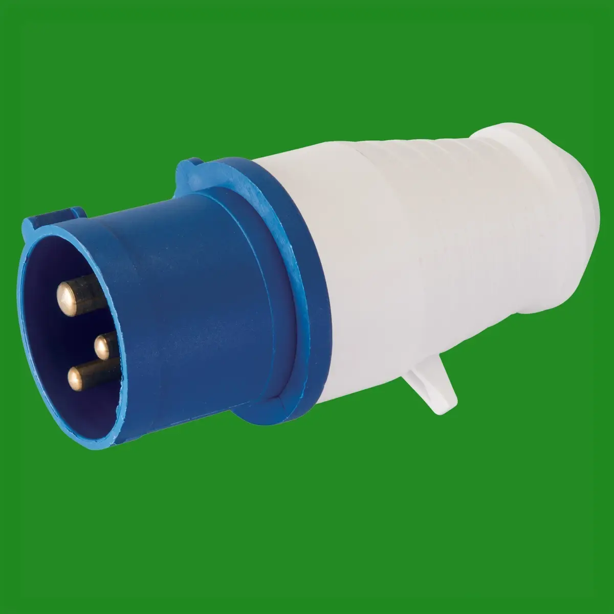 16A 3 Pin Blue 240V Industrial IP44 Heavy Duty Caravan Motorhome Power Plug