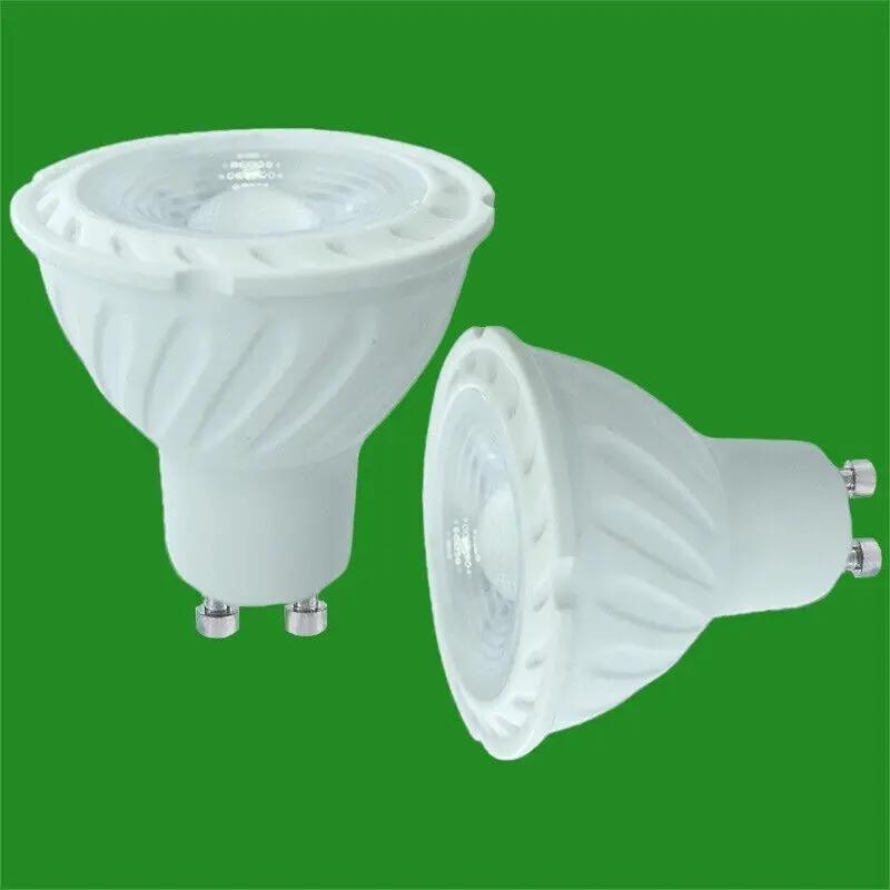10x 6.5W (=55W) Dimmable LED GU10 Spotlight 6400K Daylight White Light Bulb Lamp
