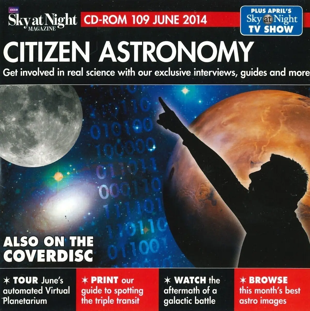 BBC Sky at Night CD-ROM, Citizen Astronomy, #109 June 2014, Windows, Mac