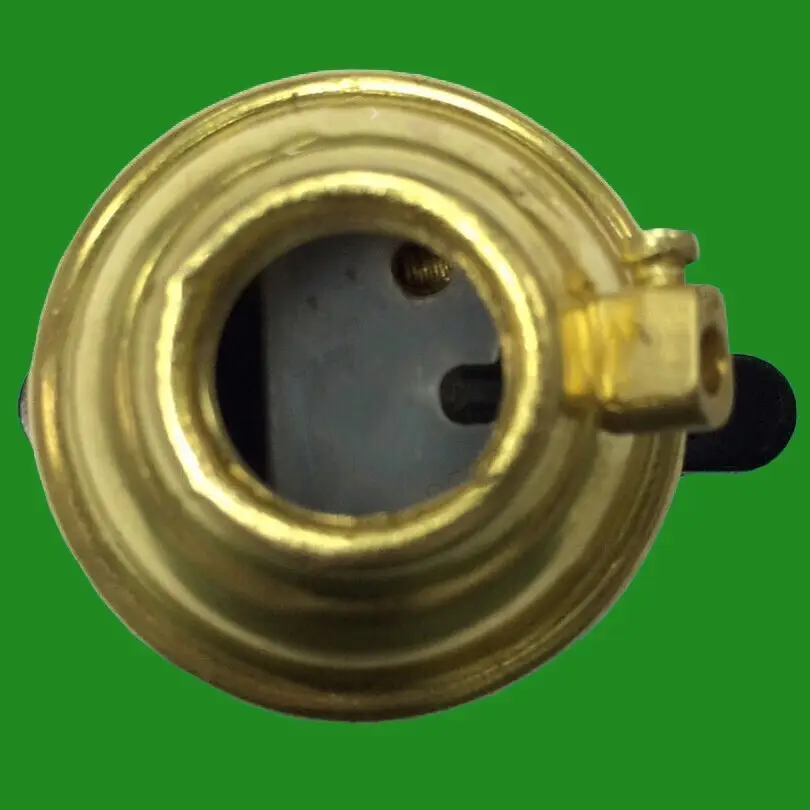 6x Bayonet Socket BC B22 Brass 1/2" Entry Bulb Holder Switch & Shade Collar - image 5 | Free standard UK delivery included | Discount Quality Products
