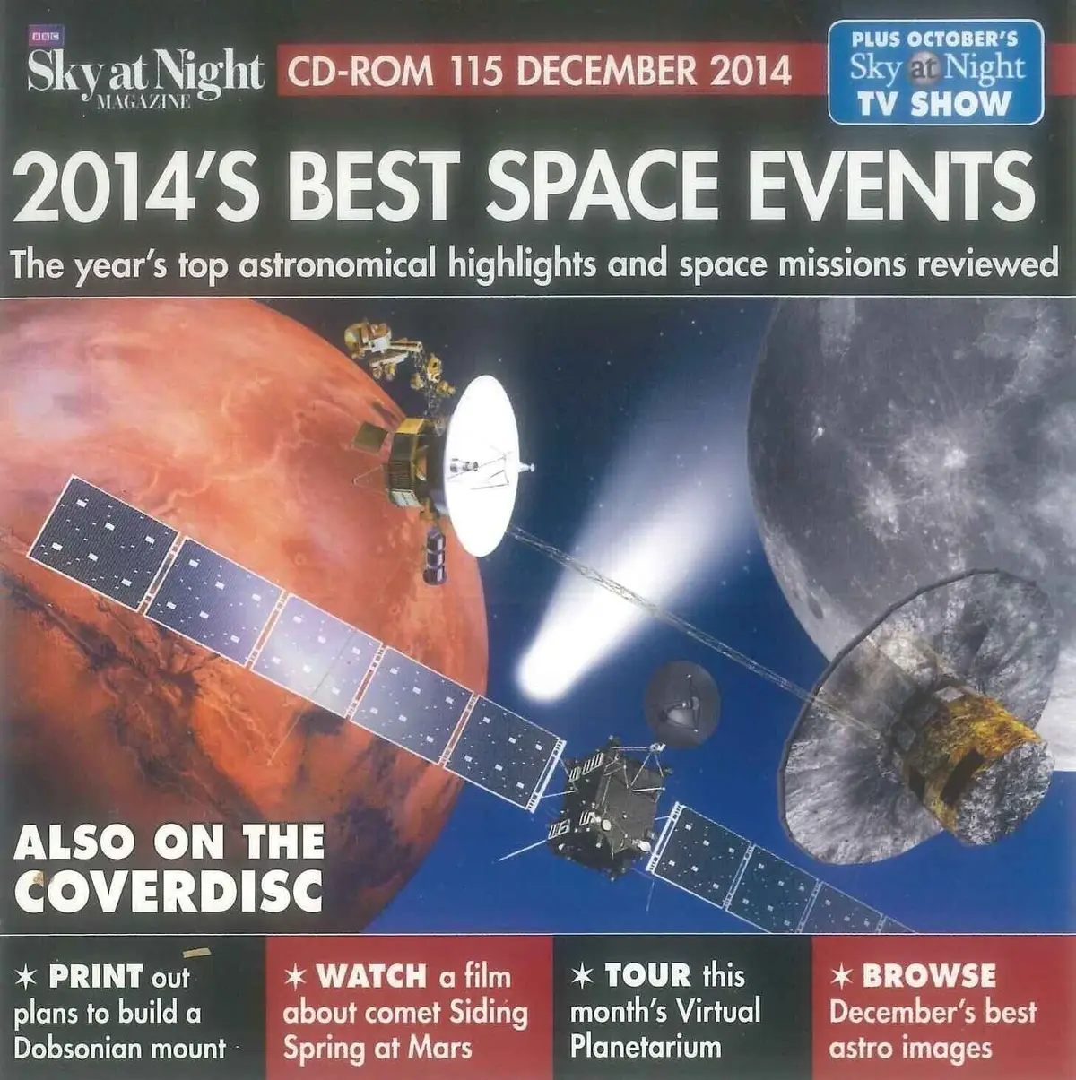 BBC Sky at Night CD-ROM, Best Space Events, #115 December 2014, Windows, Mac