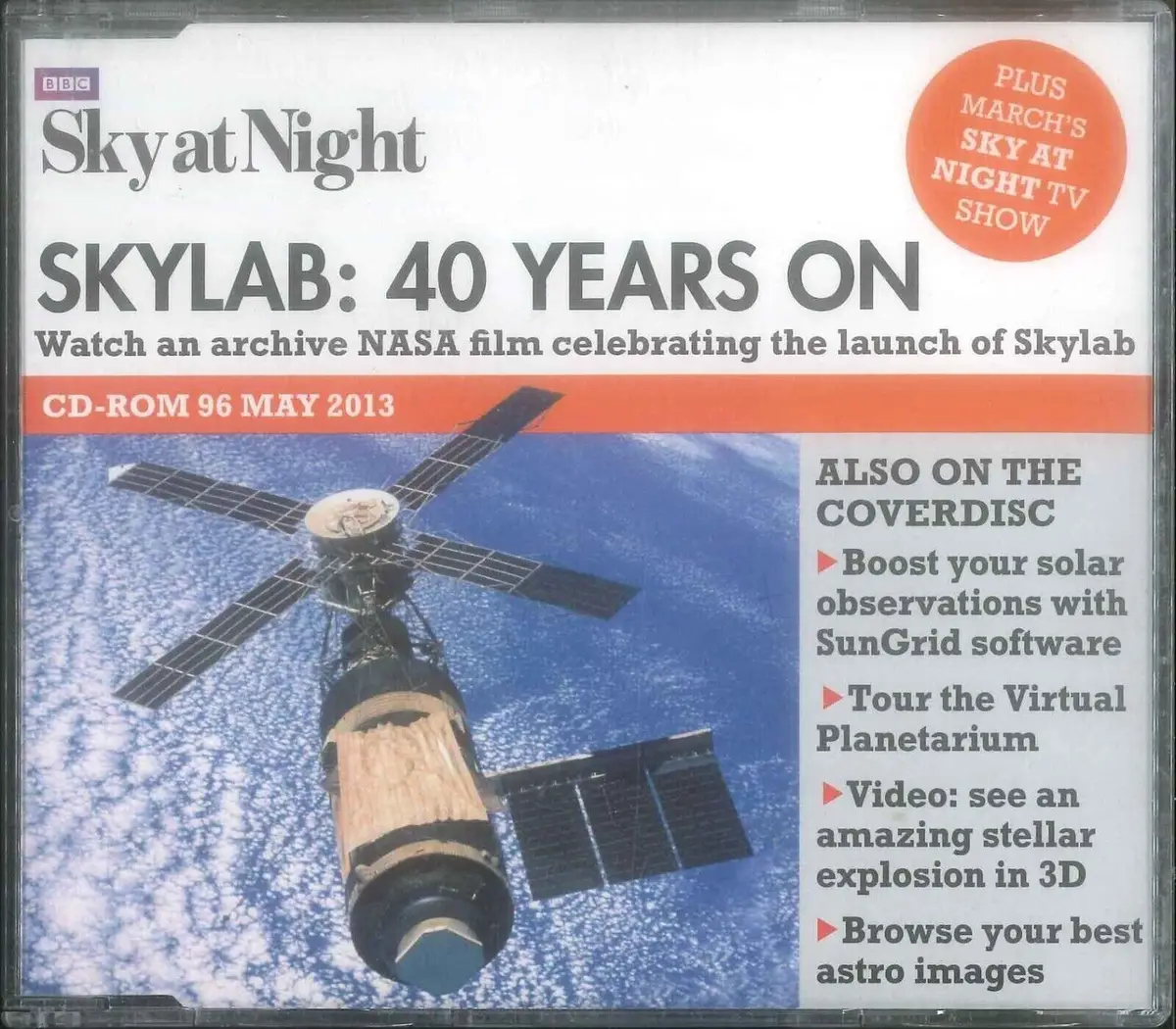 BBC Sky at Night CD-ROM, Skylab: 40 Years On, #96 May 2013, Windows, Mac