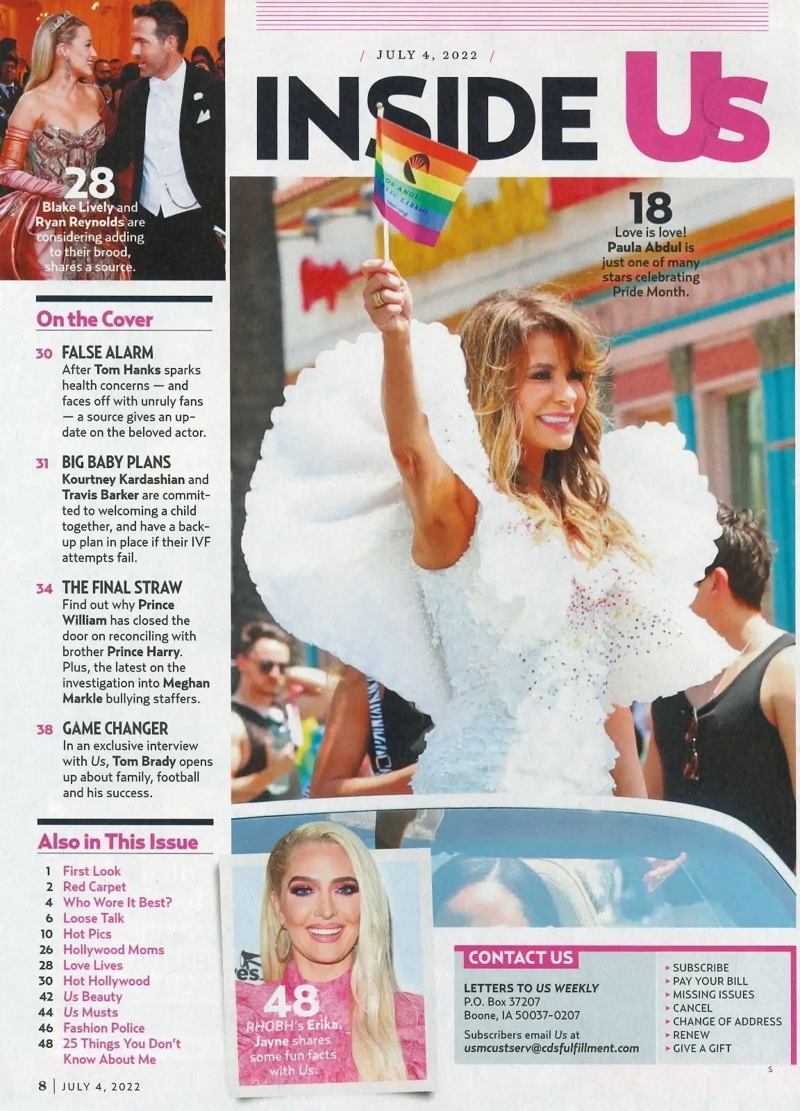 Us Weekly Magazine Prince William, Harry, Kourtney Kardashian, Tom Hanks, 4.7.22 - image 2 | Free standard UK delivery included | Discount Quality Products