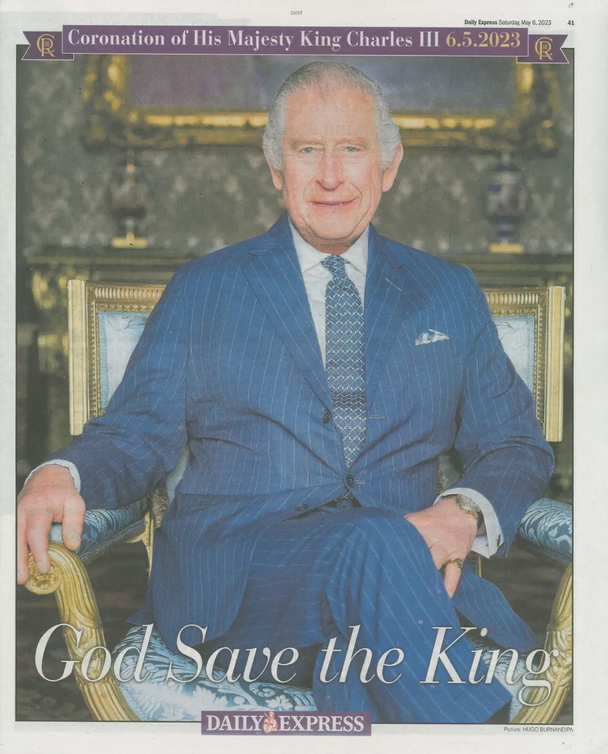 Daily Express Newspaper Supplement, King Charles &amp; Camilla Coronation, 6.5.23