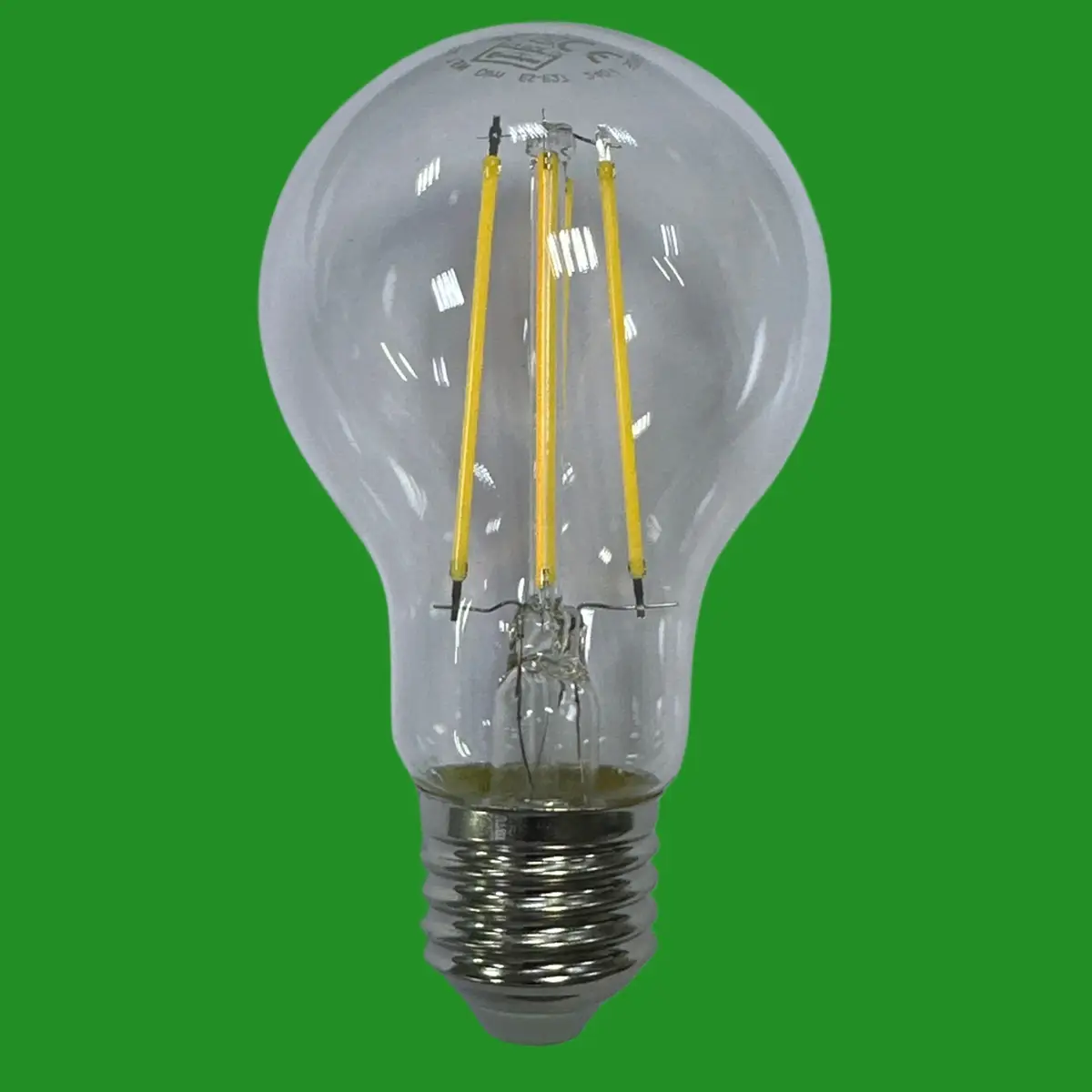 7.5W (=60W) Crompton Dimmable Clear LED Filament Light Bulb 2700K ES E27 Screw - image 2 | Free standard UK delivery included | Discount Quality Products