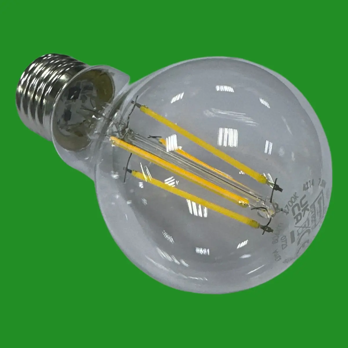 7.5W (=60W) Crompton Dimmable Clear LED Filament Light Bulb 2700K ES E27 Screw - image 3 | Free standard UK delivery included | Discount Quality Products